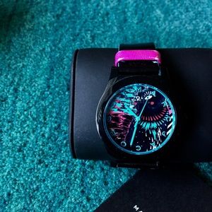 Marc by Marc Jacobs Watch With Cat Illustration